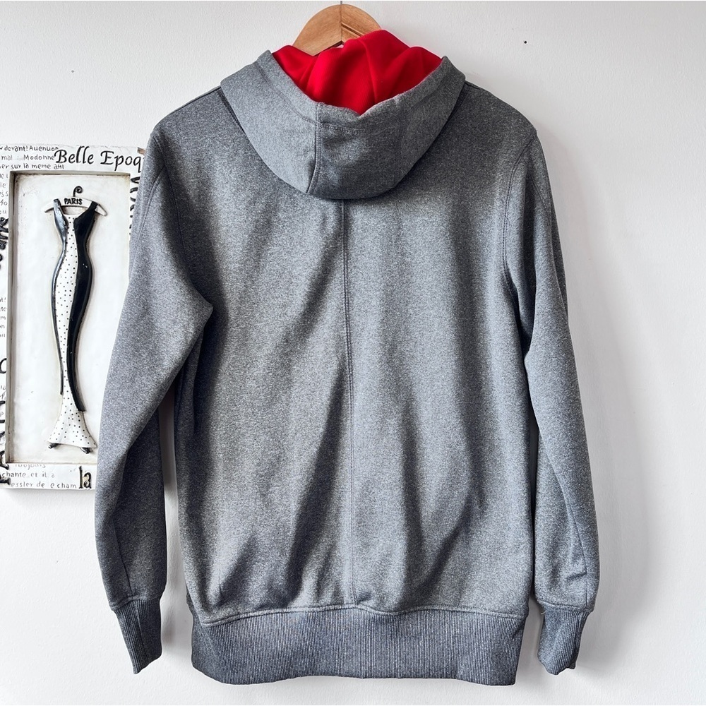 Chicago Bulls NBA Gray Athleisure Basketball Sports Pullover Hoodie Sz S Unisex - Picture 10 of 10